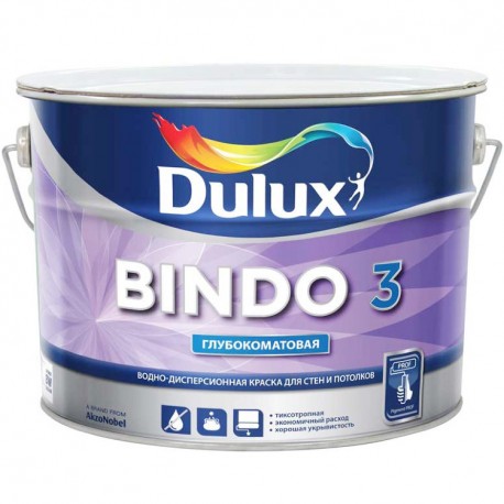 BINDO 3 краска в/д глубокоматовая BW