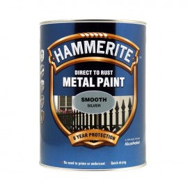 Краска Hammerite гладкая Серебристая
