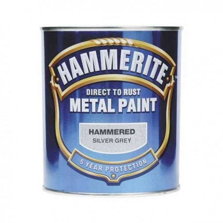 Краска Hammerite молотковая Серебристо-Серая