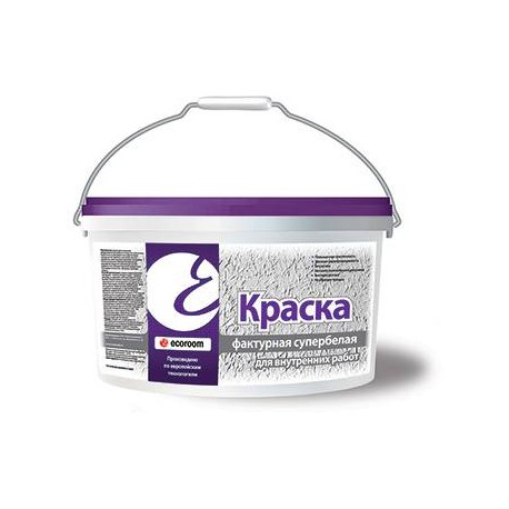 Экорум Краска фактурная супербелая
