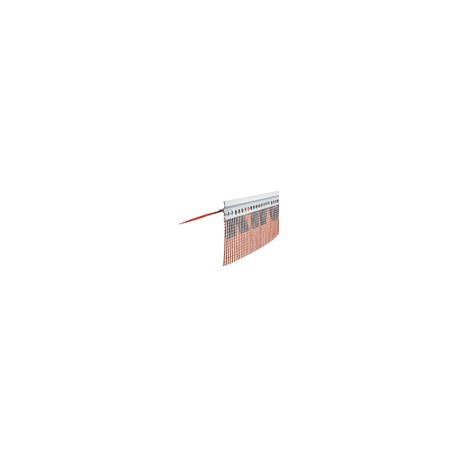 Профиль-капельник ROCKWOOL (с закрытым капельником) ПВХ с сеткой (2,5м.пог.)