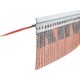 Профиль ROCKWOOL арочный угловой ПВХ с армирующей сеткой 10х15 (2,5м.пог.)