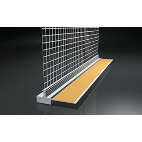Профиль ROCKWOOL примыкающий самоклеющийся (с сеткой) 9мм (2,4м.пог.)