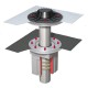 Воронка в комплекте S-Gully-Set PVC vert. DN100 обогреваемая