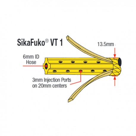 шланг SikaFuko VT-1 Combipack Standardt, комплект 200 м